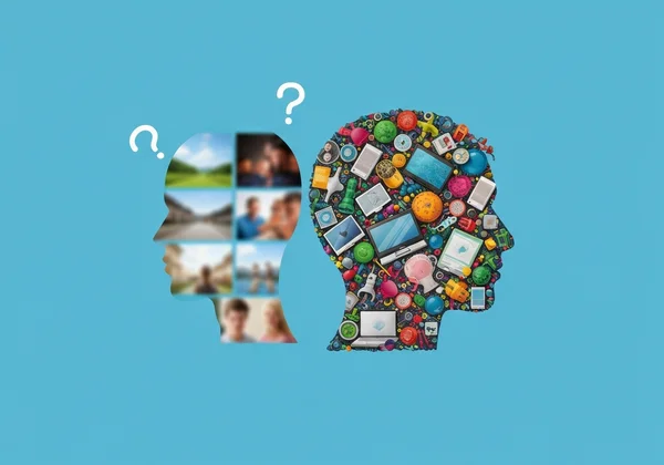 Metaphor for depression brain fog vs. ADHD "too many tabs".