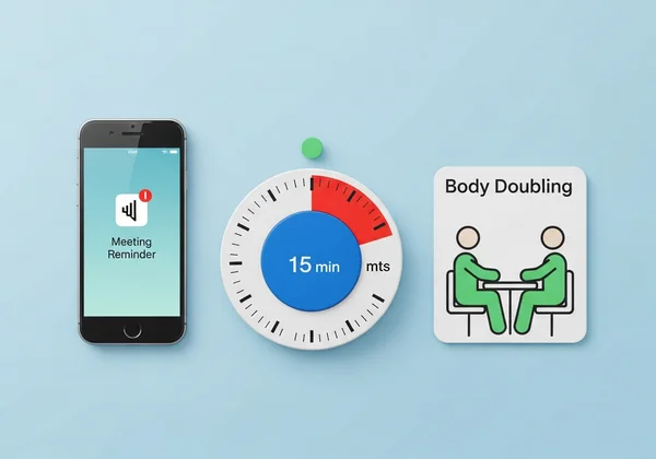 Organized visual tools for ADHD executive function