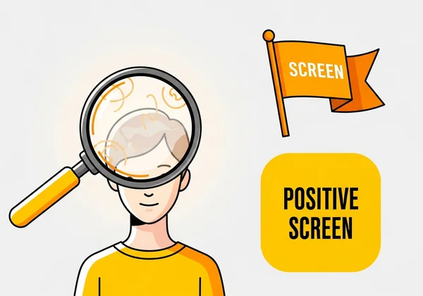 ASRS positive score as a preliminary flag