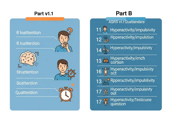 ASRS v1.1 test structure with Part A and Part B